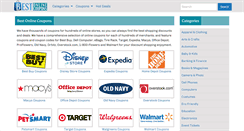 Desktop Screenshot of bestonlinecoupons.com